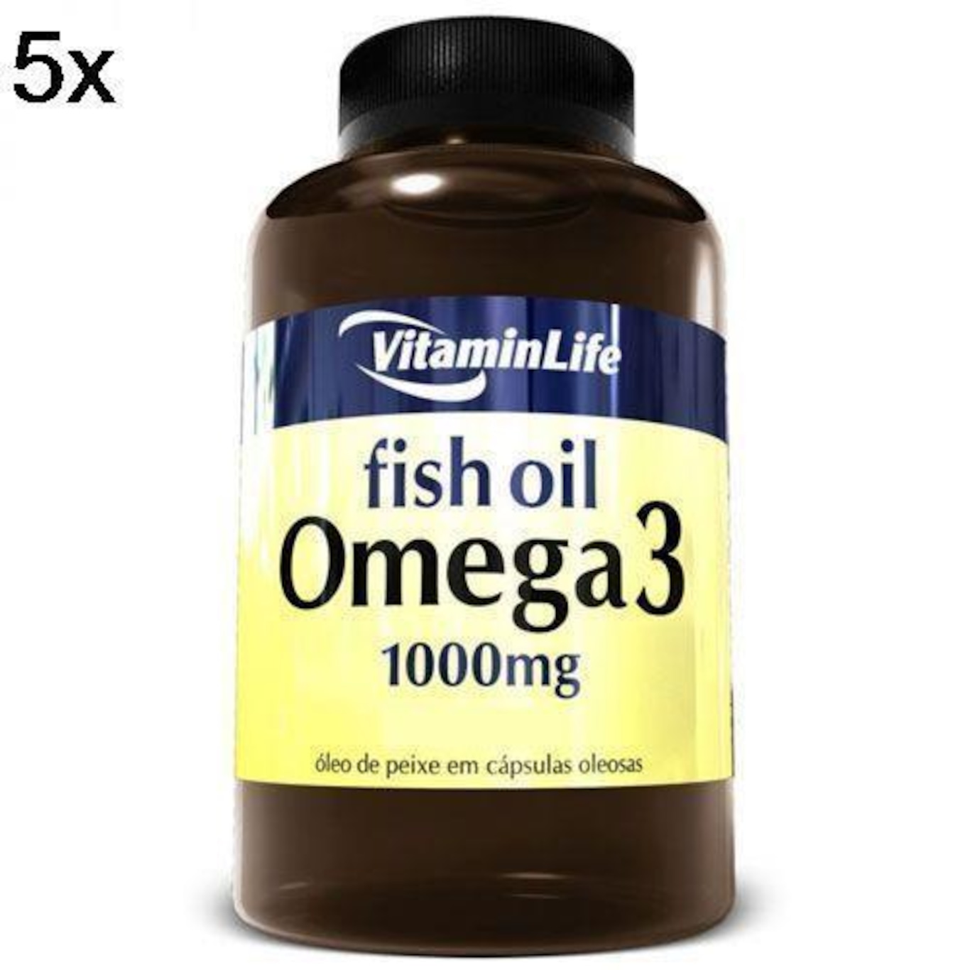 Omega 3 VitaminLife 1000mg - 120 Cápsulas - 5 Frascos - Foto 3