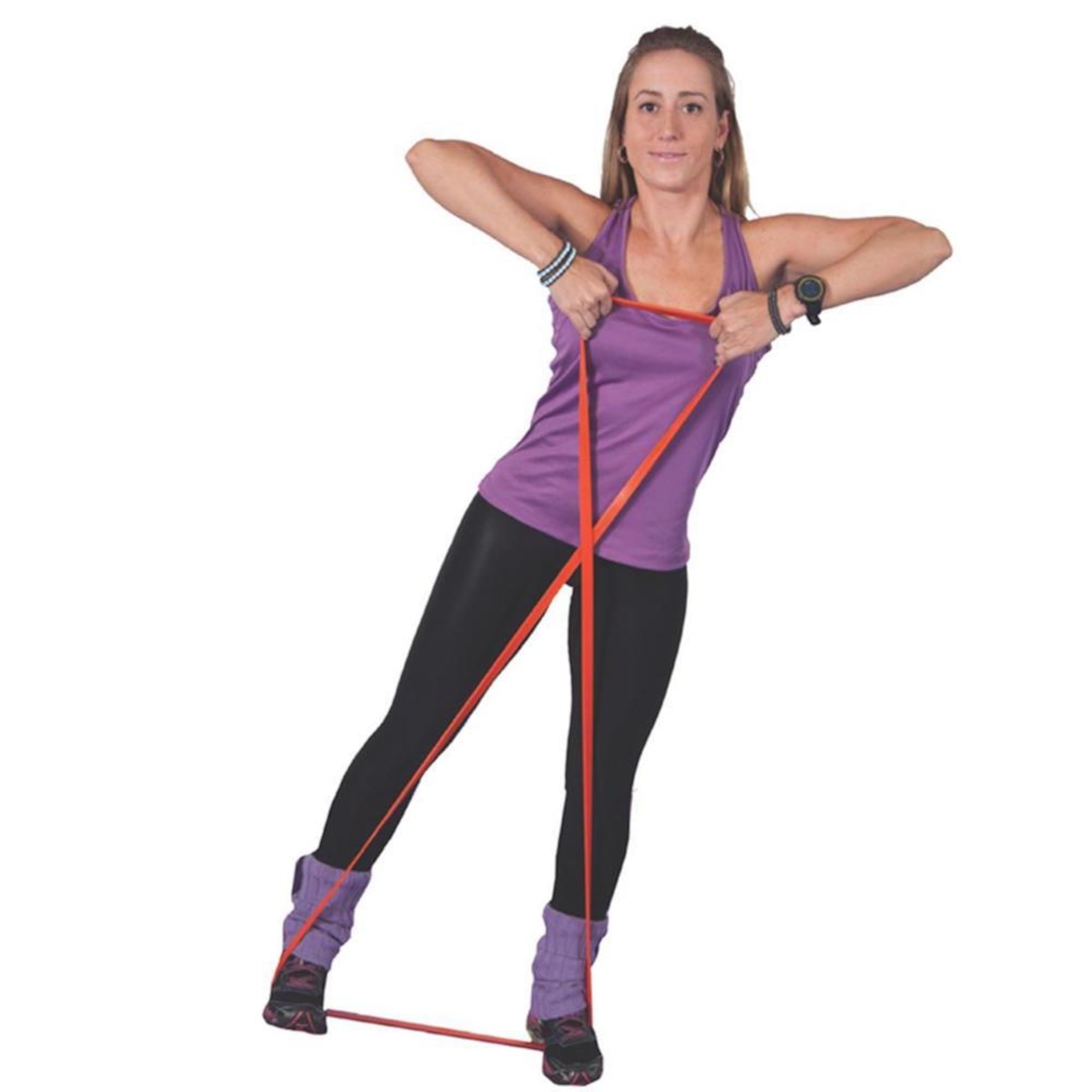 Super Band Yangfit Extensor Elástico Nível Leve - Foto 4