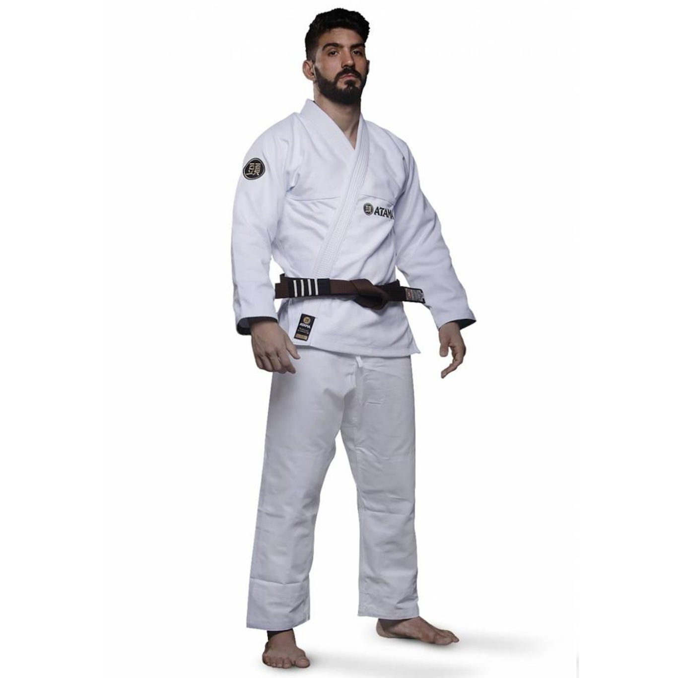 Kimono de Jiu Jitsu Atama Trançado Classic - Adulto - Foto 2