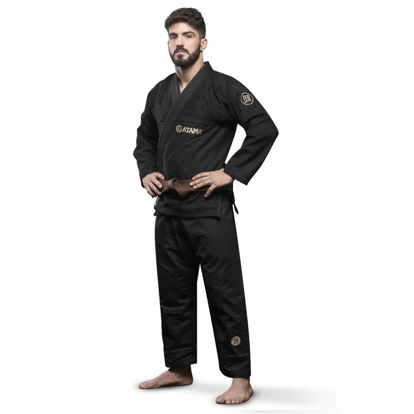 Kimono de Jiu Jitsu Atama Trançado Classic - Adulto - Foto 2