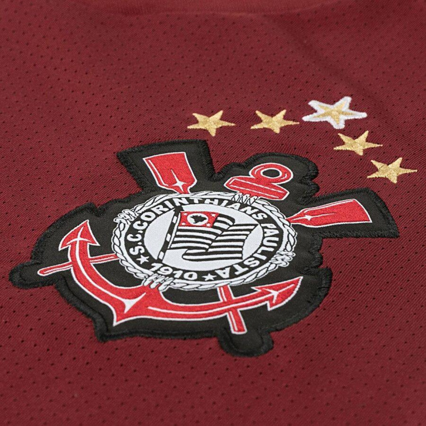 Camiseta Corinthians Réplica 2011 Grena Masculina - Vinho - Gg :  : Esporte
