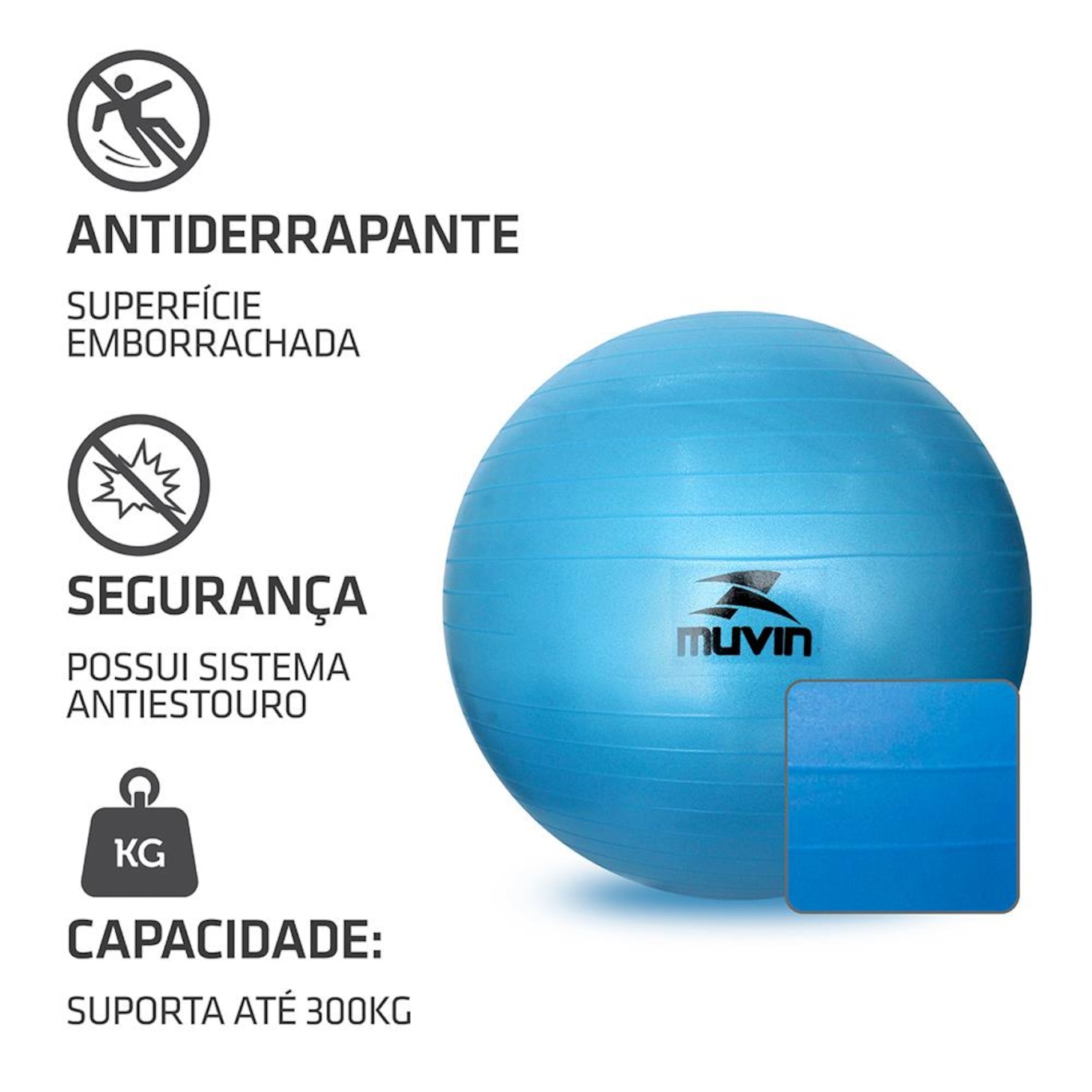 Bola de Pilates Muvin BLG-200 - 65cm - Foto 2