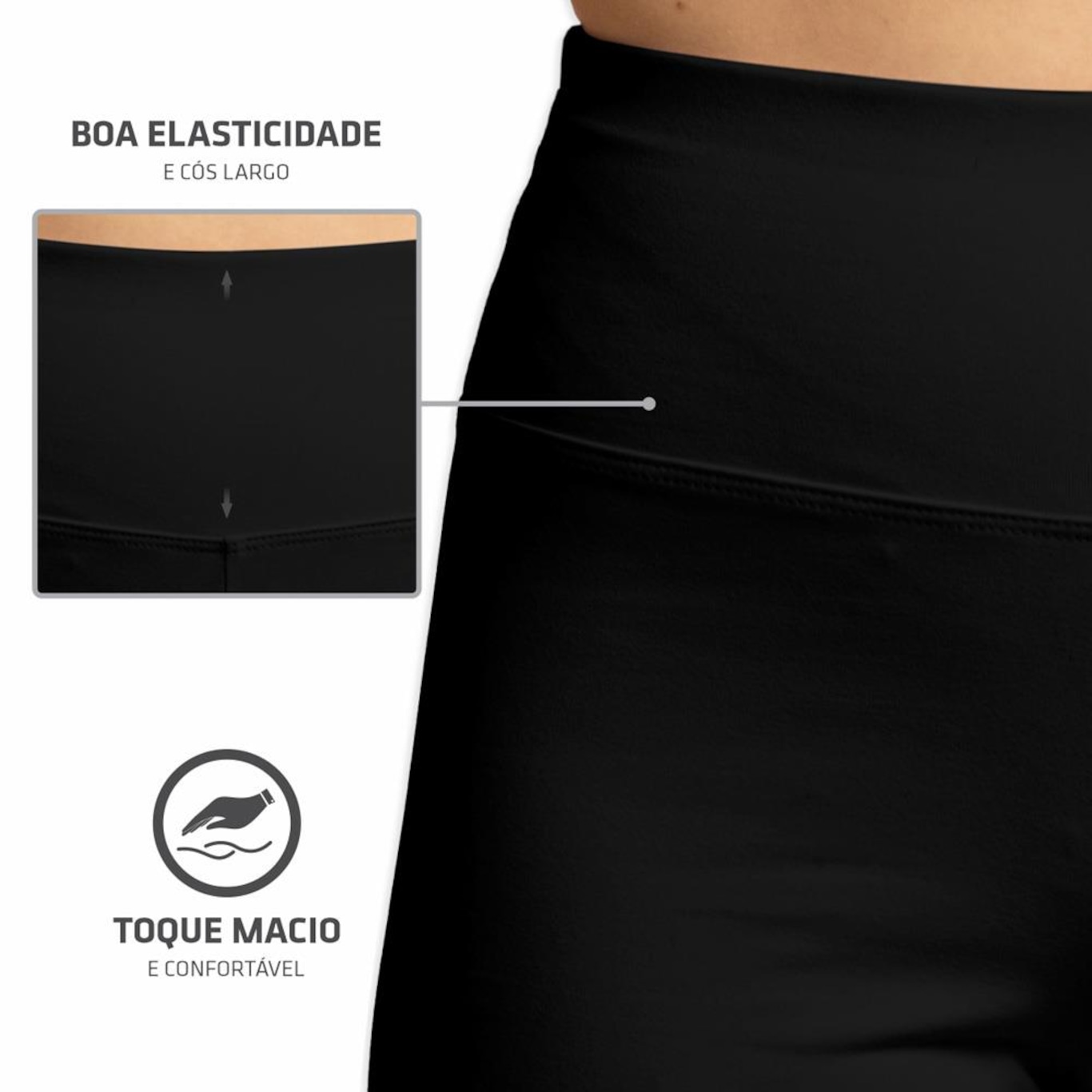 Calça Legging Muvin Solid Power CBL-800 - Feminina - Foto 4