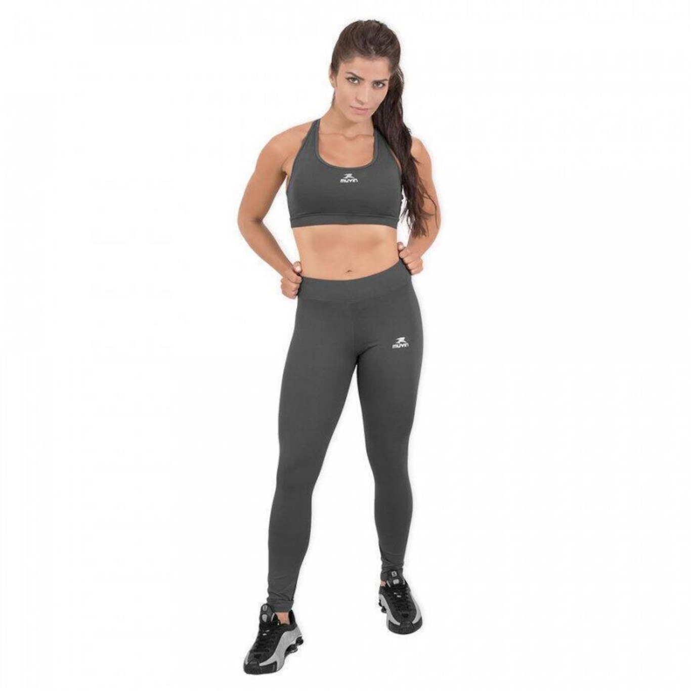 Calça Legging Muvin Solid Power CBL-800 - Feminina - Foto 3