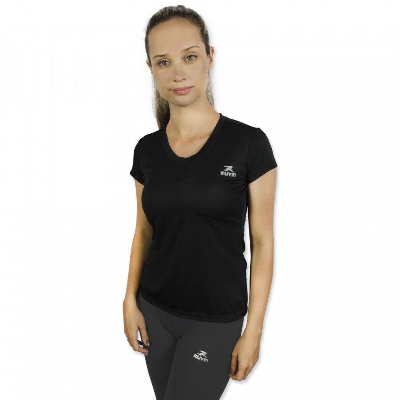 Camiseta Muvin Color Dry Workout SS CST-400 - Feminina - Foto 1