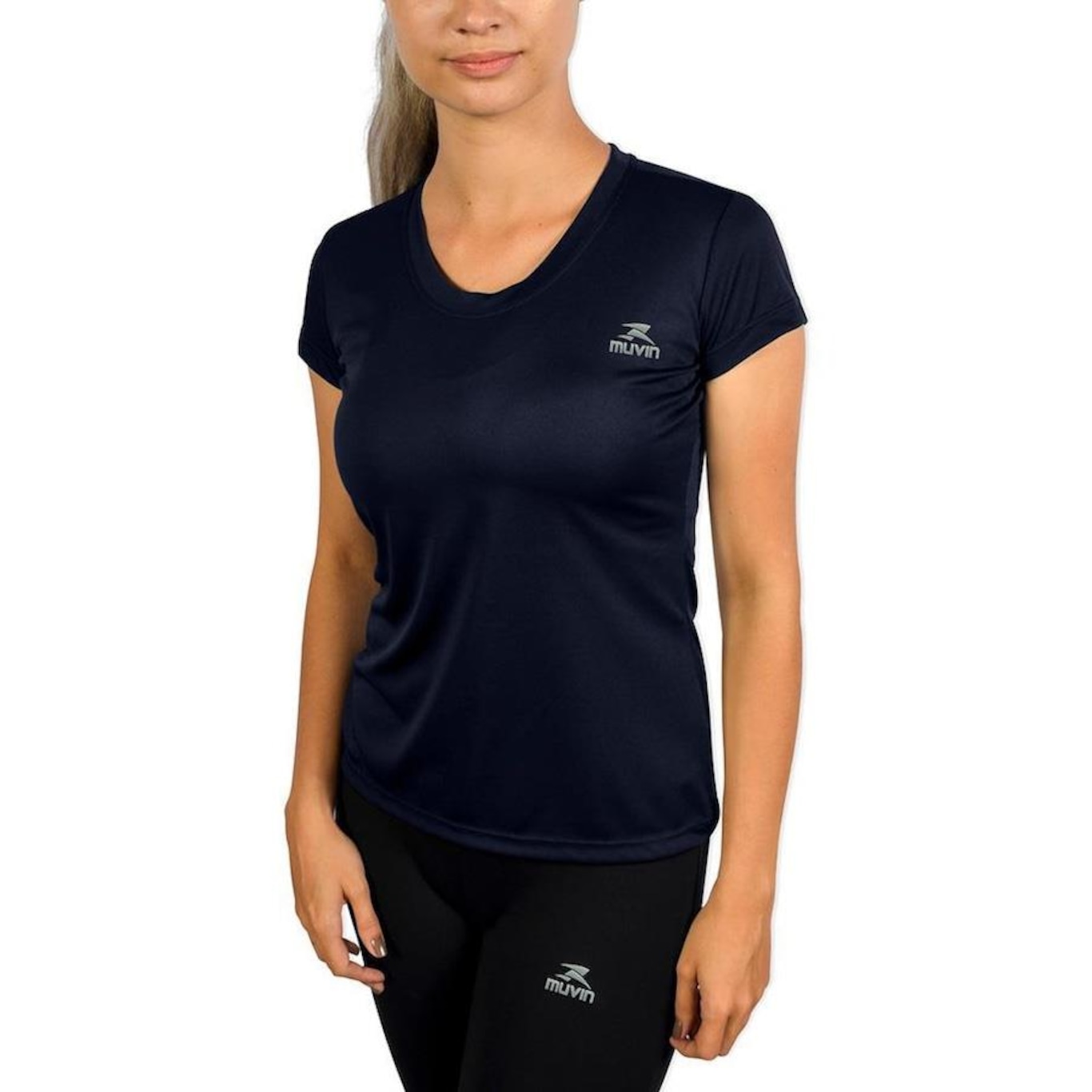 Camiseta Muvin Color Dry Workout SS CST-400 - Feminina - Foto 1