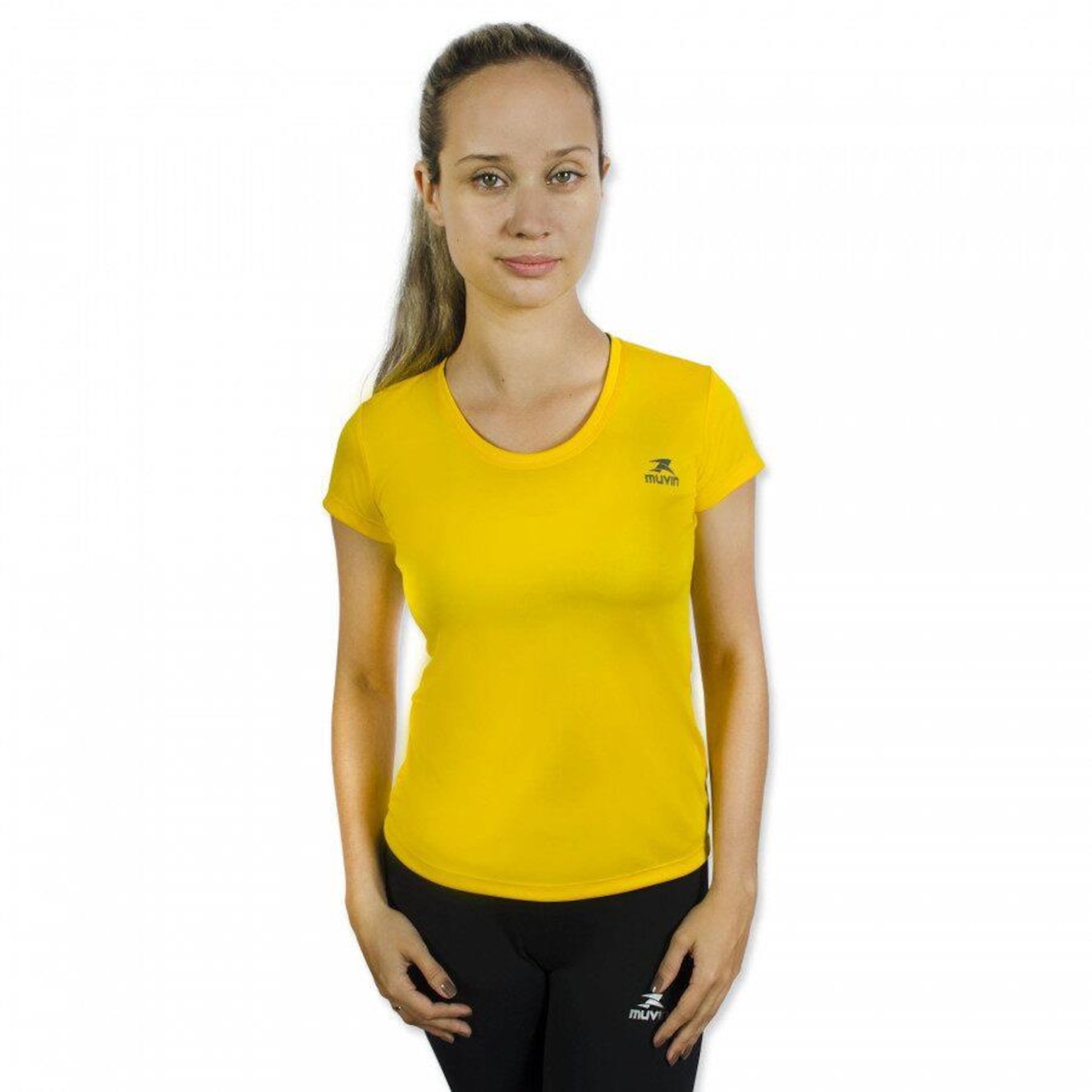 Camiseta Muvin Color Dry Workout SS CST-400 - Feminina - Foto 1