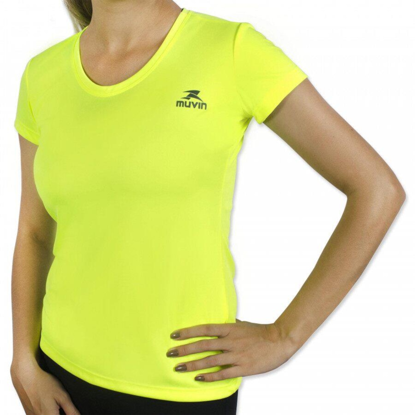 Camiseta Muvin Color Dry Workout SS CST-400 - Feminina - Foto 3