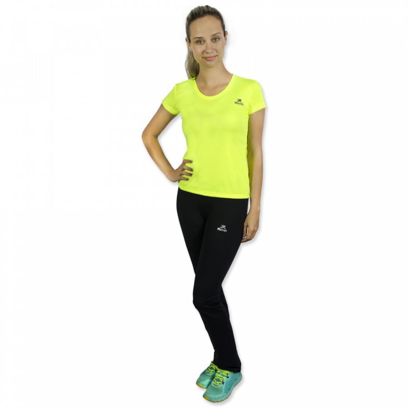 Camiseta Muvin Color Dry Workout SS CST-400 - Feminina - Foto 5