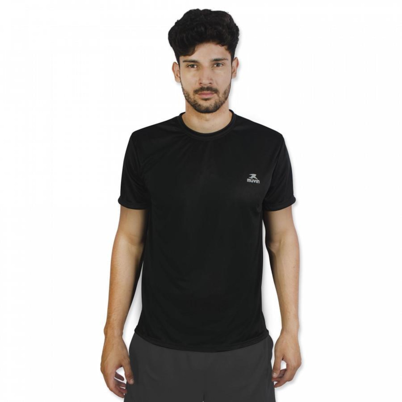 Camiseta Muvin Color Dry Workout SS CST-300 - Masculina - Foto 1