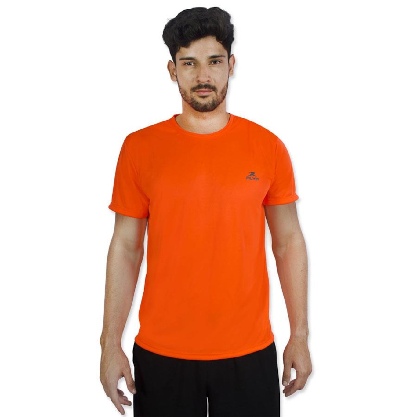 Camiseta Muvin Color Dry Workout SS CST-300 - Masculina - Foto 1