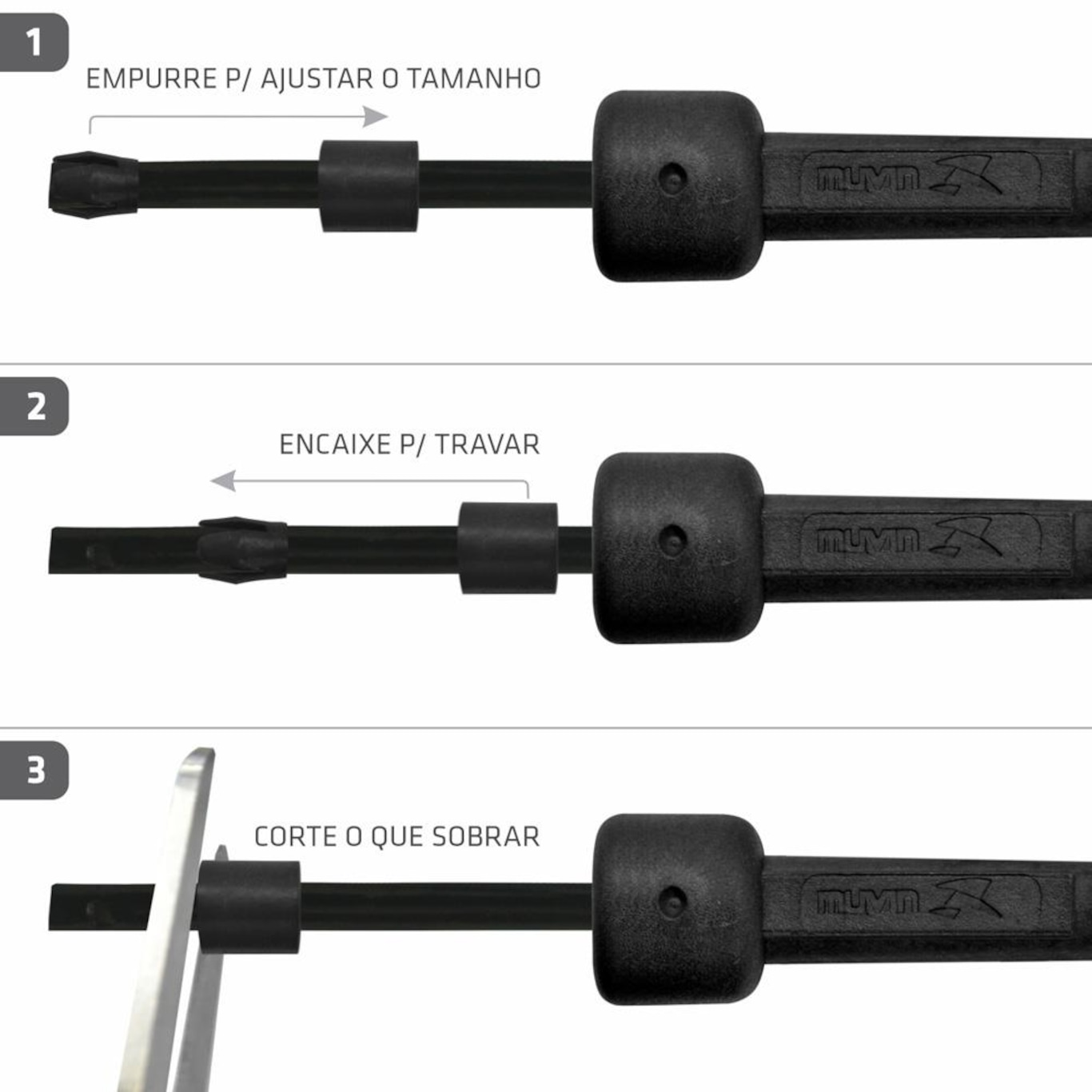 Corda de Pular Muvin Ajustável CDP-100 - 2,70m - Foto 2