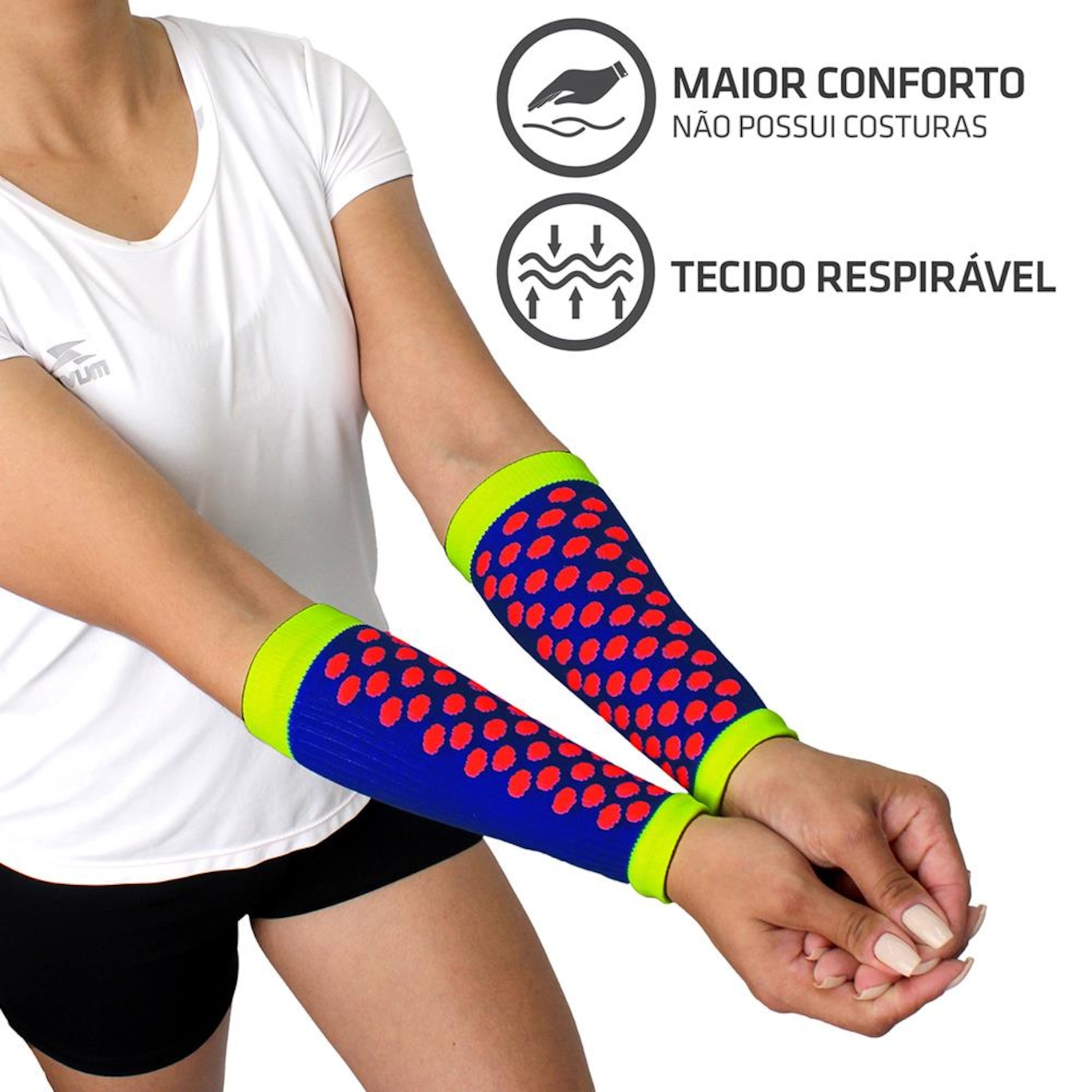 Manguito Curto Muvin MGT-400 Voleibol Elite Unissex - Adulto - Foto 3