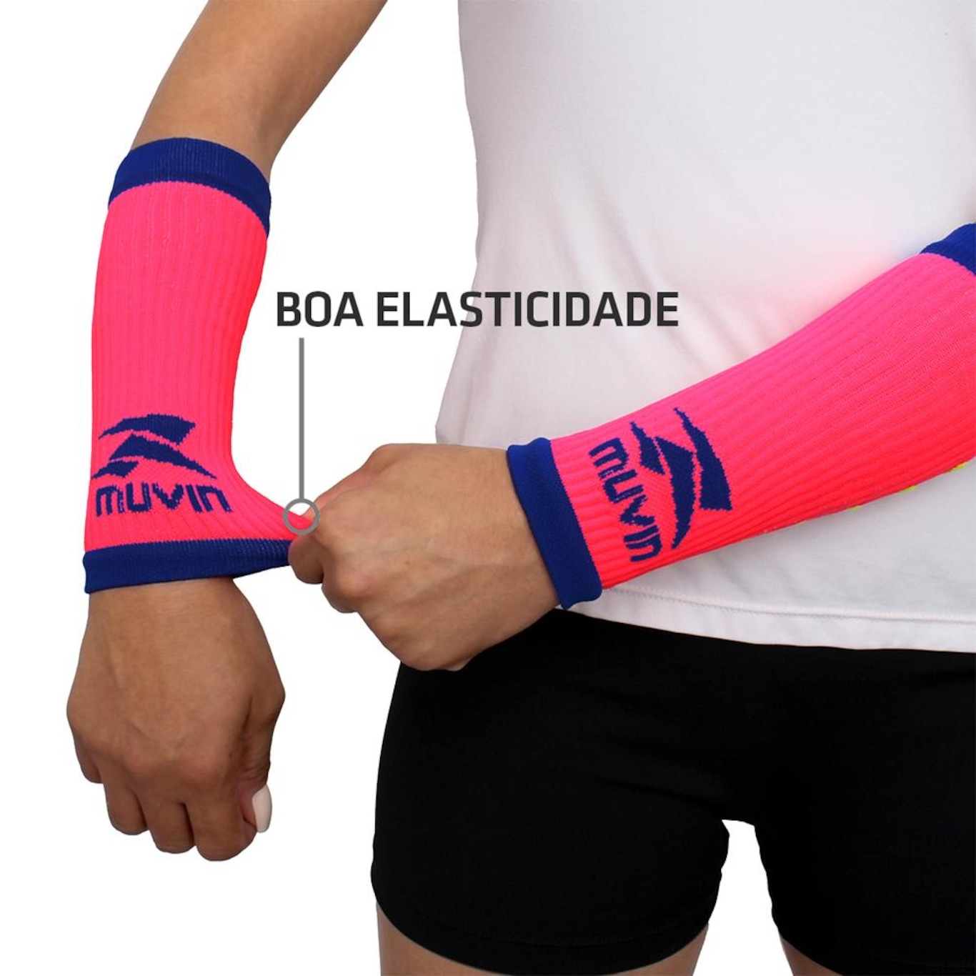 Manguito Curto Muvin MGT-400 Voleibol Elite Unissex - Adulto - Foto 2