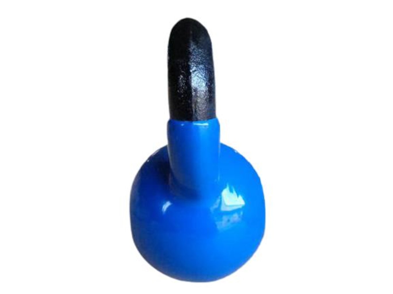 Halter Kettlebell Pelegrin Emborrachado PEL-08KB - 8kg - Foto 3