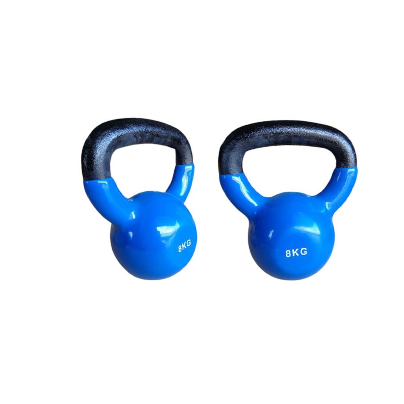 Kit Pelegrin: 2 Halteres Kettlebell Pelegrin PEL-08KB - 8kg - Foto 1