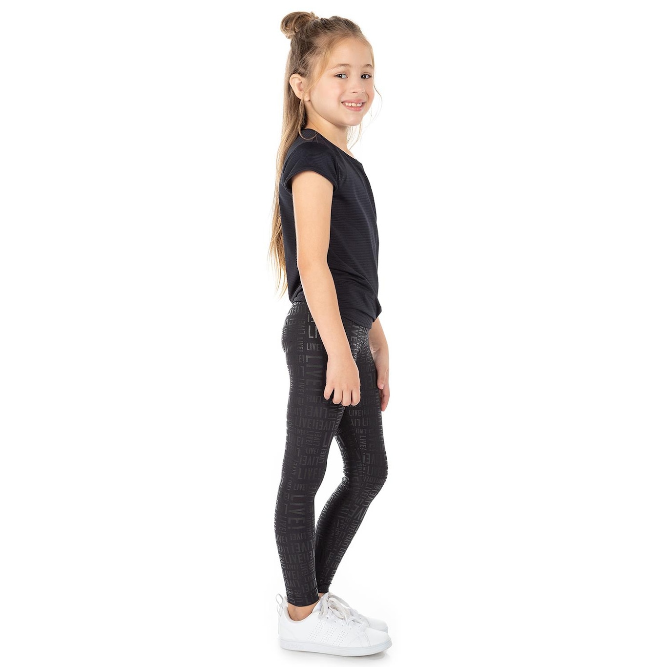 Legging Infantil Menina Kyly Cinza - GenesinlifeShops Canada