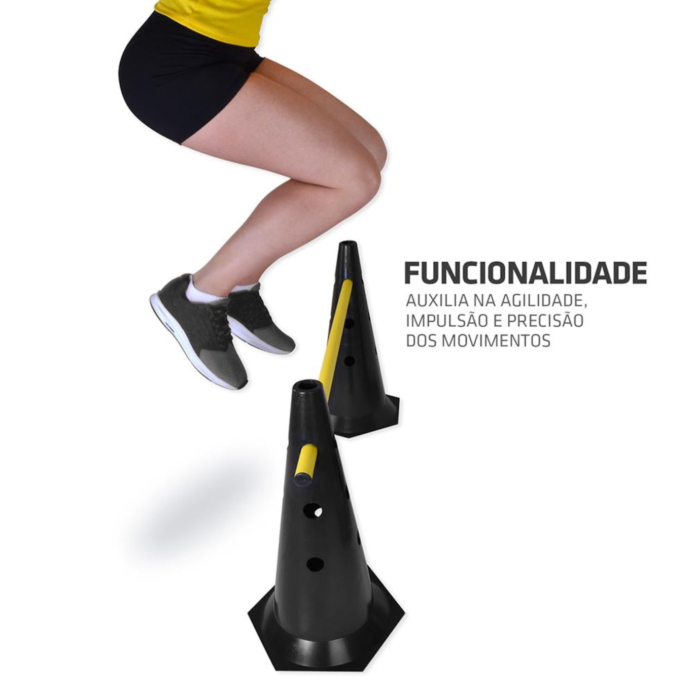 Barreira de Salto com Cone Muvin - 50cm - Foto 4