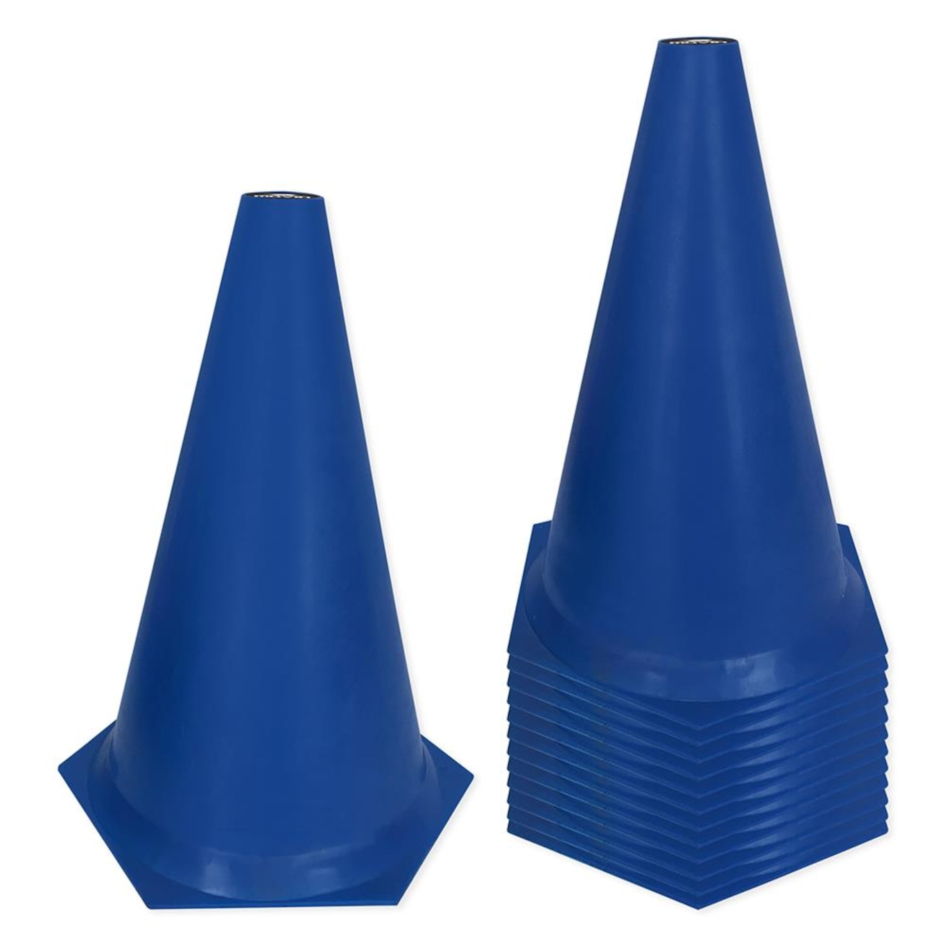 Cone de Marcação de Plástico Muvin - 24cm -12 Unidades - Foto 1