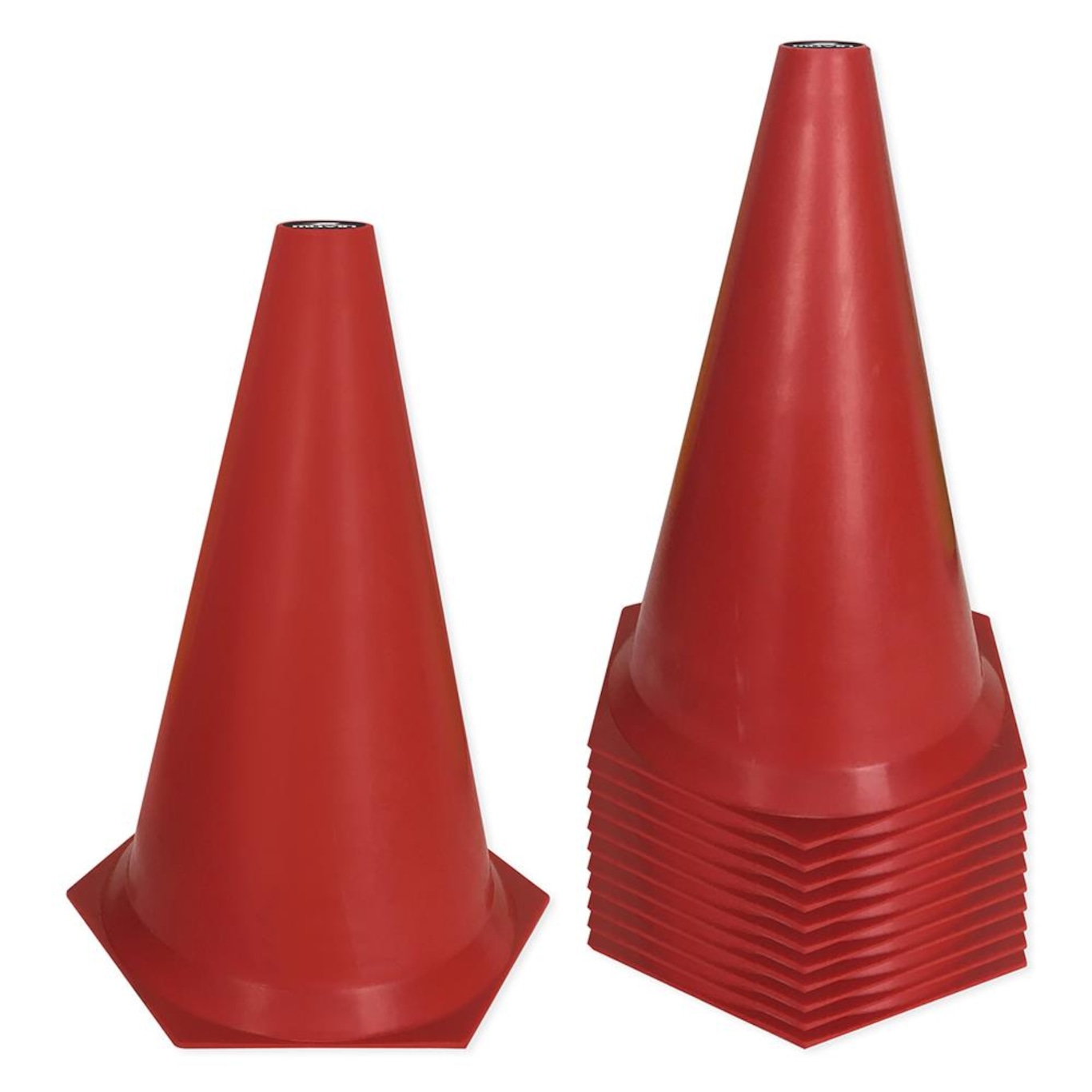 Cone de Marcação de Plástico Muvin - 24cm -12 Unidades - Foto 1