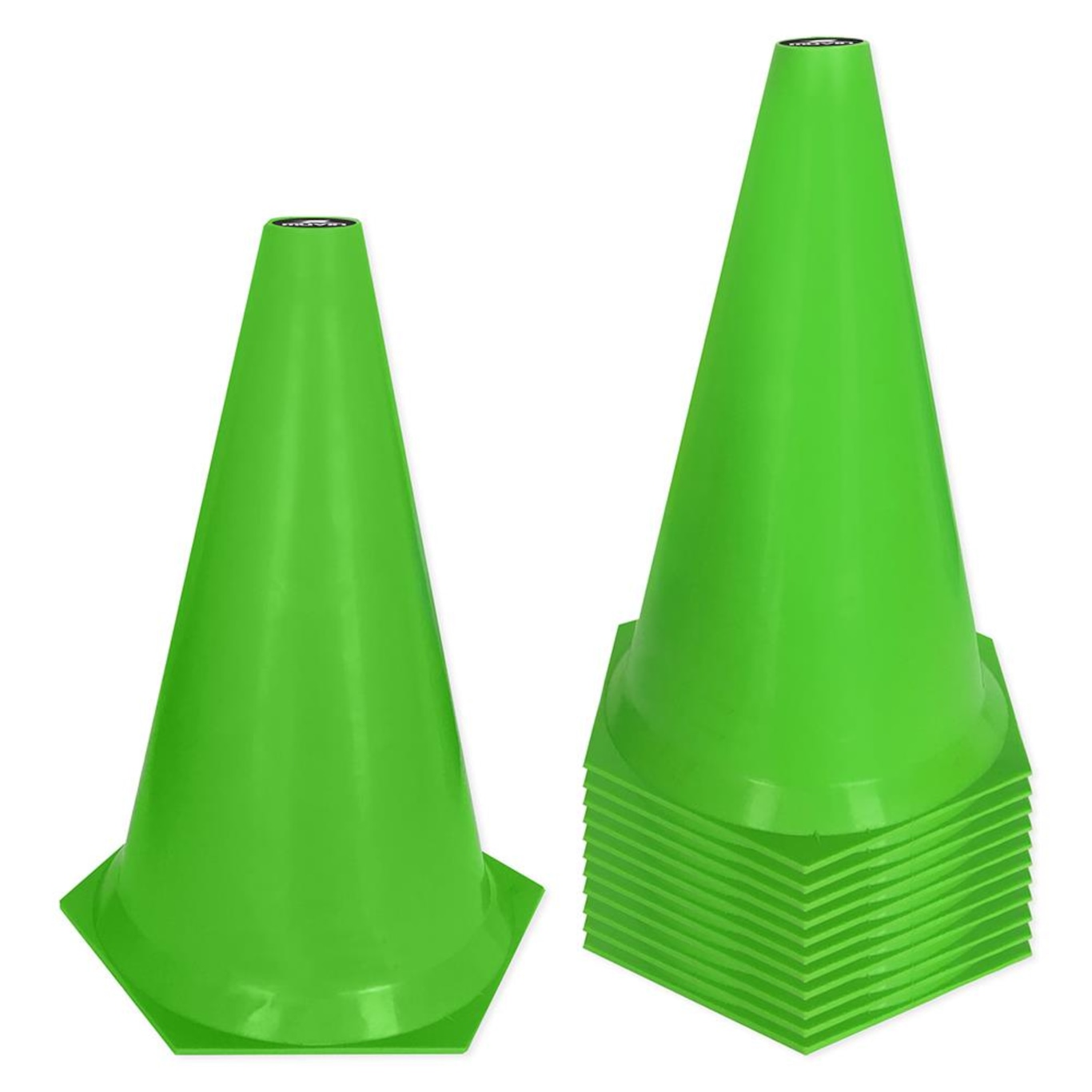 Cone de Marcação de Plástico Muvin - 24cm -12 Unidades - Foto 1