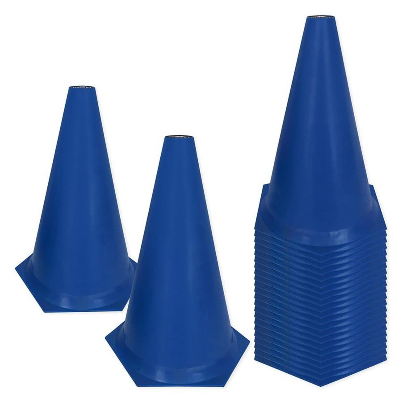 Cone de Marcação de Plástico Muvin 24cm -24 Unidades - Foto 1