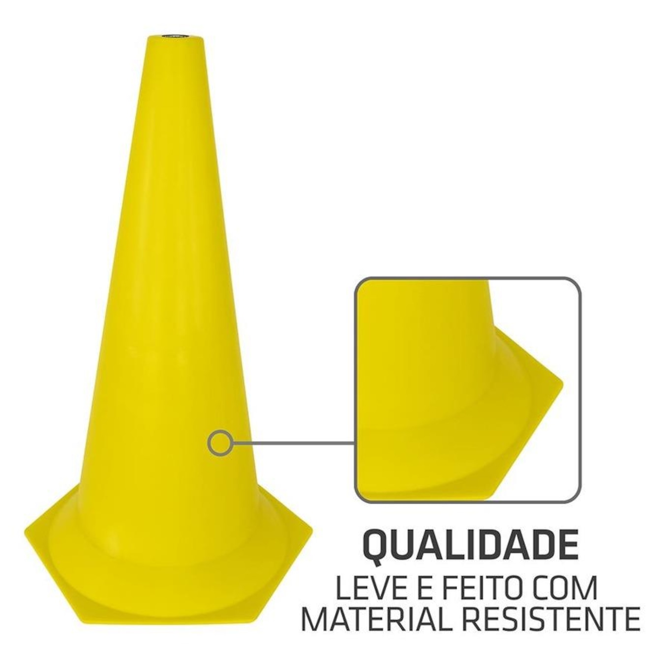 Cone de Marcação de Plástico Muvin 50cm - 8 Unidades - Foto 3