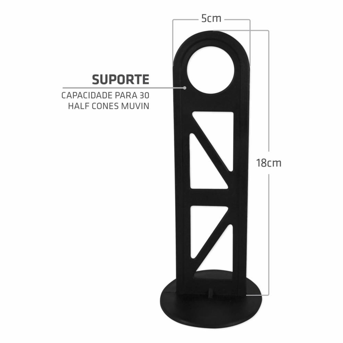 Suporte para Half Cone Muvin - Capacidade para 30 Half Cones - Foto 2