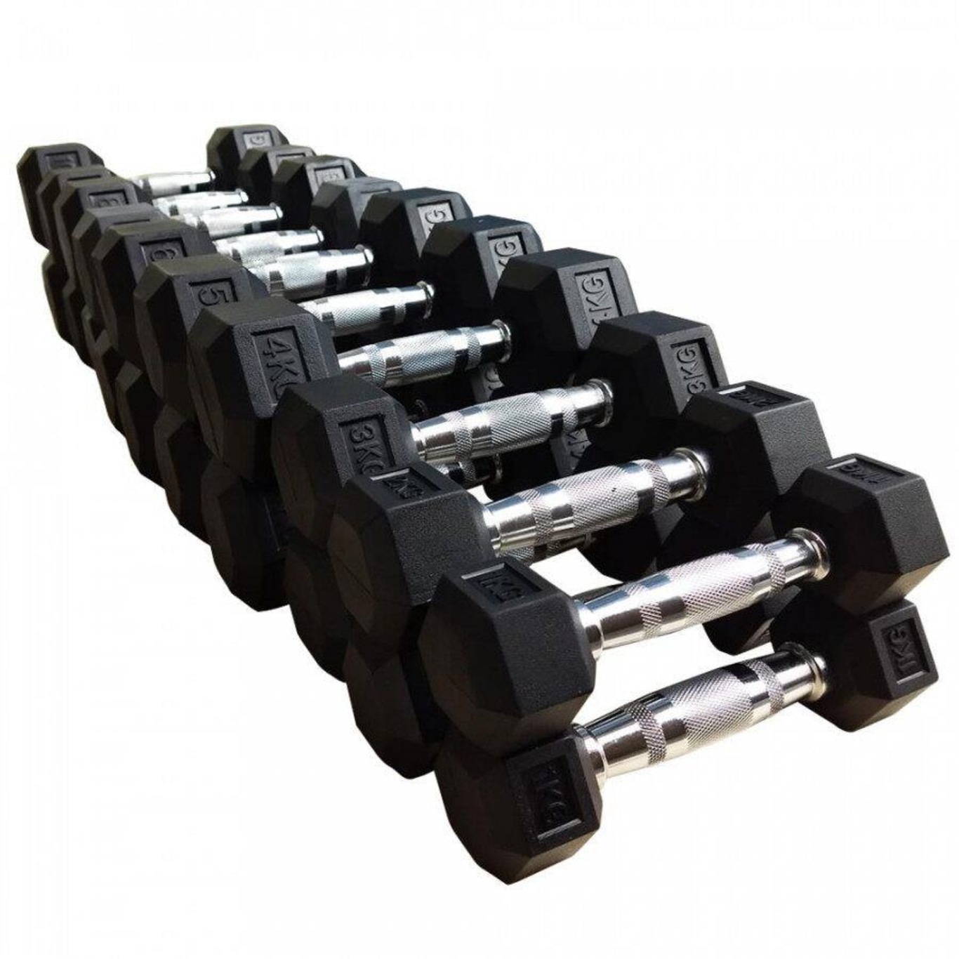 Kit Halteres Dumbell Ahead Sports Sextavados Centauro