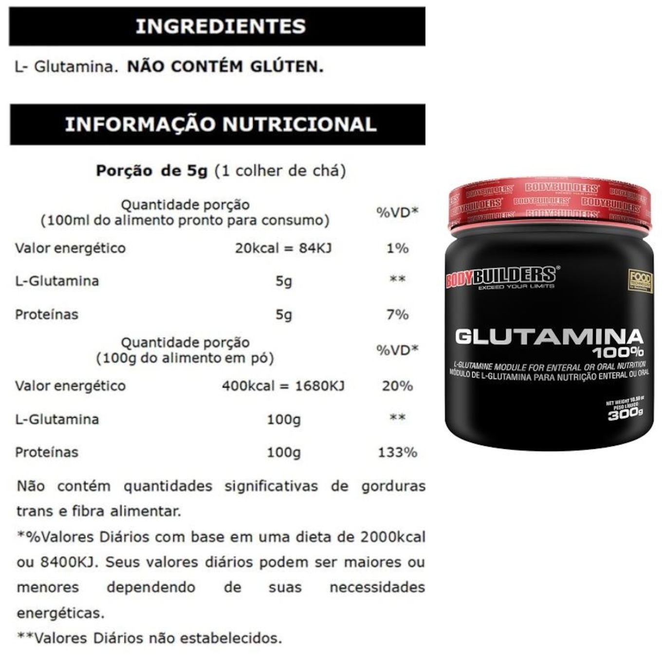 Kit Bodybuilders 2x Whey Protein Baunilha - 900g + 2x BCAA + 2x Crea + Glutamina + Shaker - Foto 3