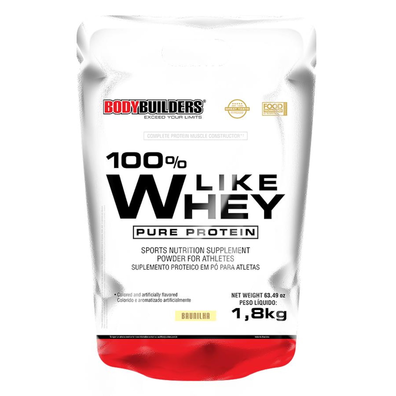 Kit 2x Whey Protein Bodybuilders - Baunilha - 1,8Kg + Coqueteleira - Foto 2