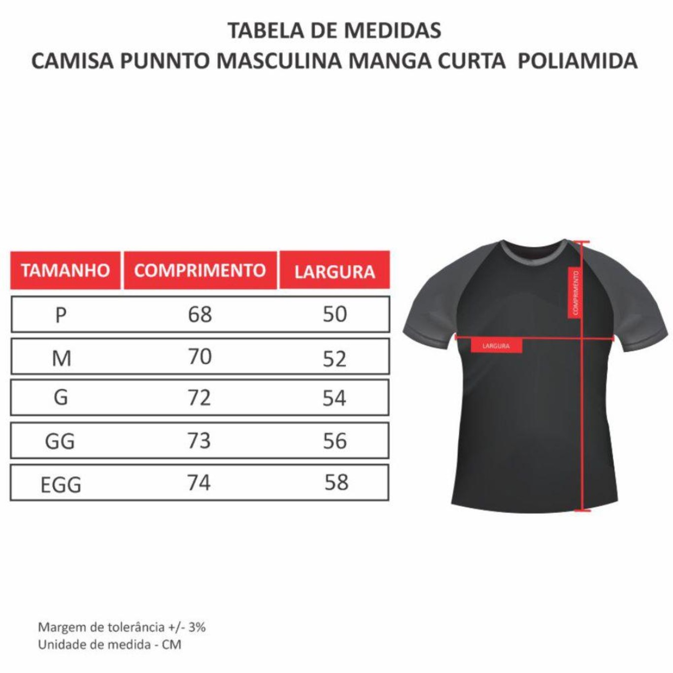 Camiseta Punnto Poliamida III - Masculina - Foto 5