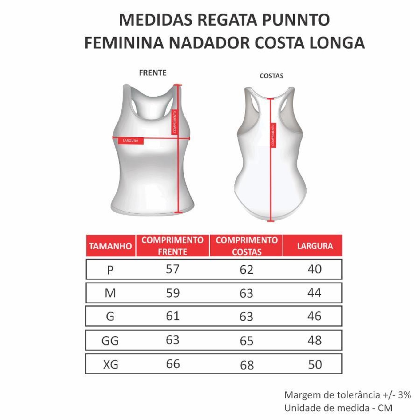 Camiseta Regata Punnto Nadador Poliamida - Feminina - Foto 4