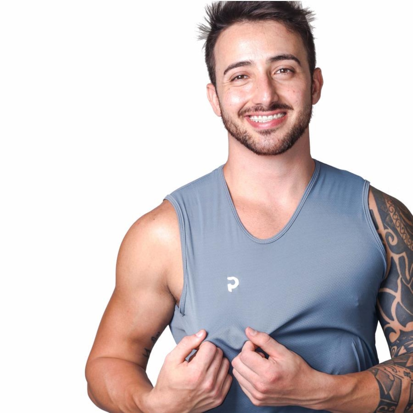 Camiseta Regata Punnto Machão Poliamida - Masculina - Foto 3