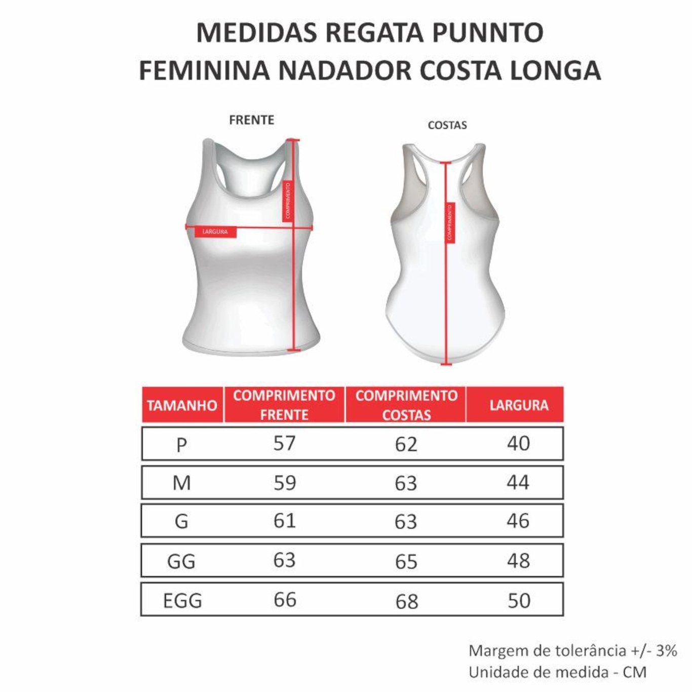 Camiseta Regata Punnto Nadador Poliamida II - Feminina - Foto 4