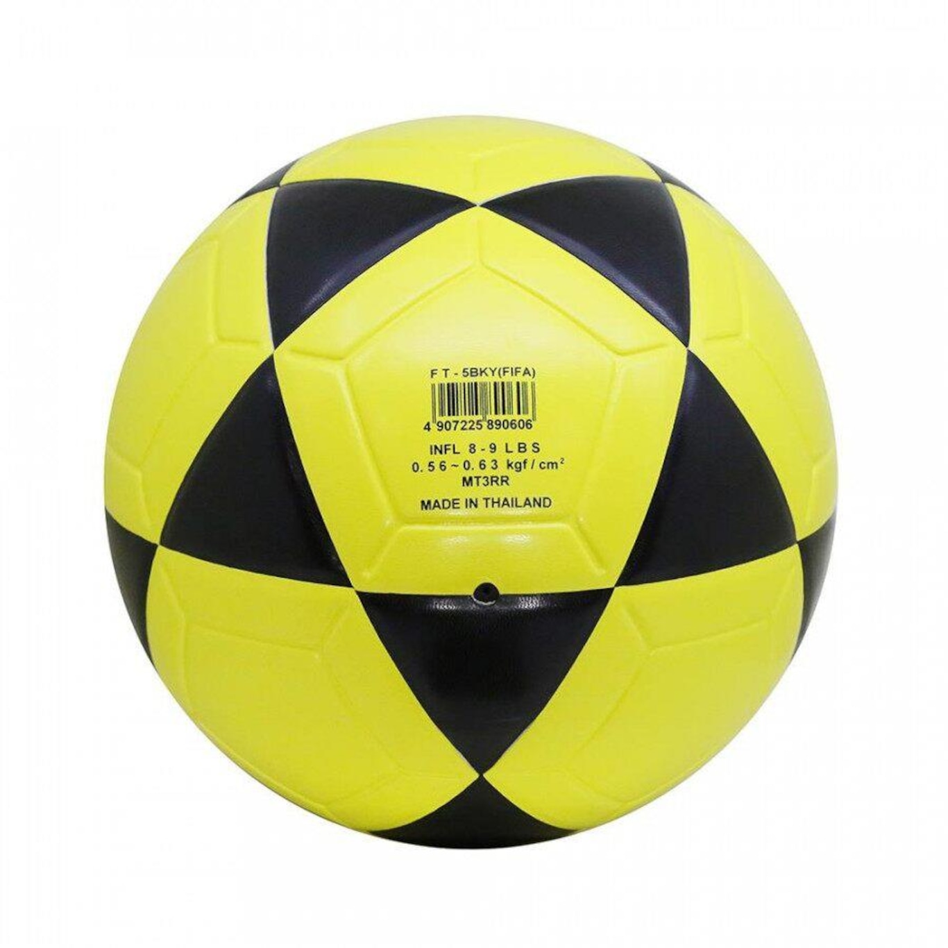 Mikasa Bola de futebol FT5 Goal Master (amarelo/preto, tamanho 5)