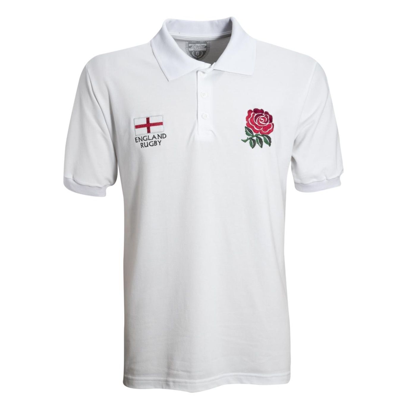 Camisa Liga Retrô Inglaterra Rugby - Adulto - Foto 1