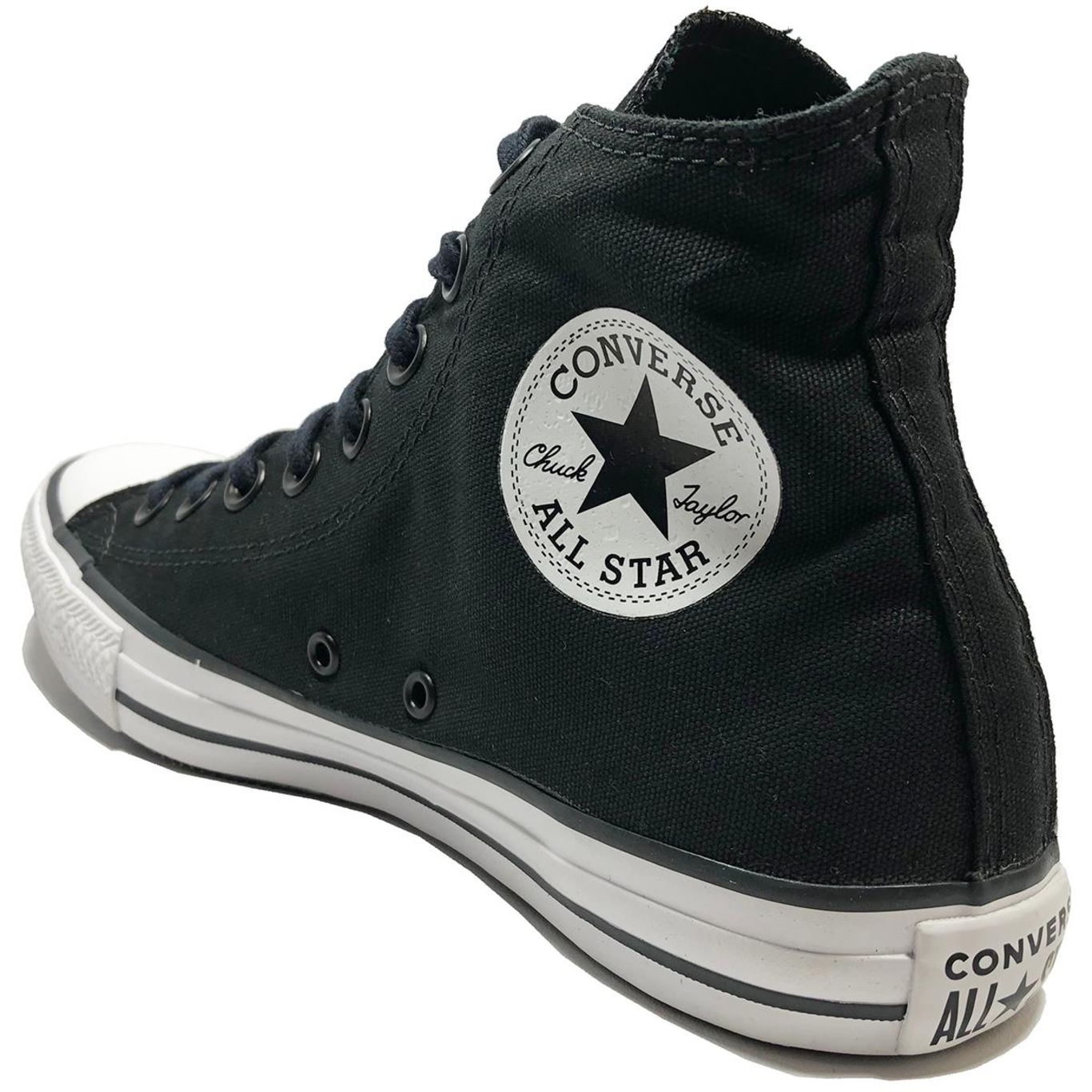 Tênis Cano Alto Converse Chuck Taylor All Star Monochrome HI Preto