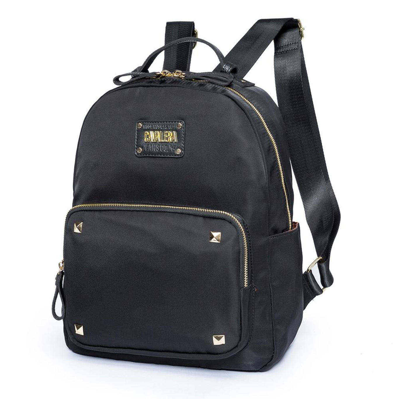 Mochila Bolsa Cavalera Moda Feminina Espaçosa Preto - Compre Agora