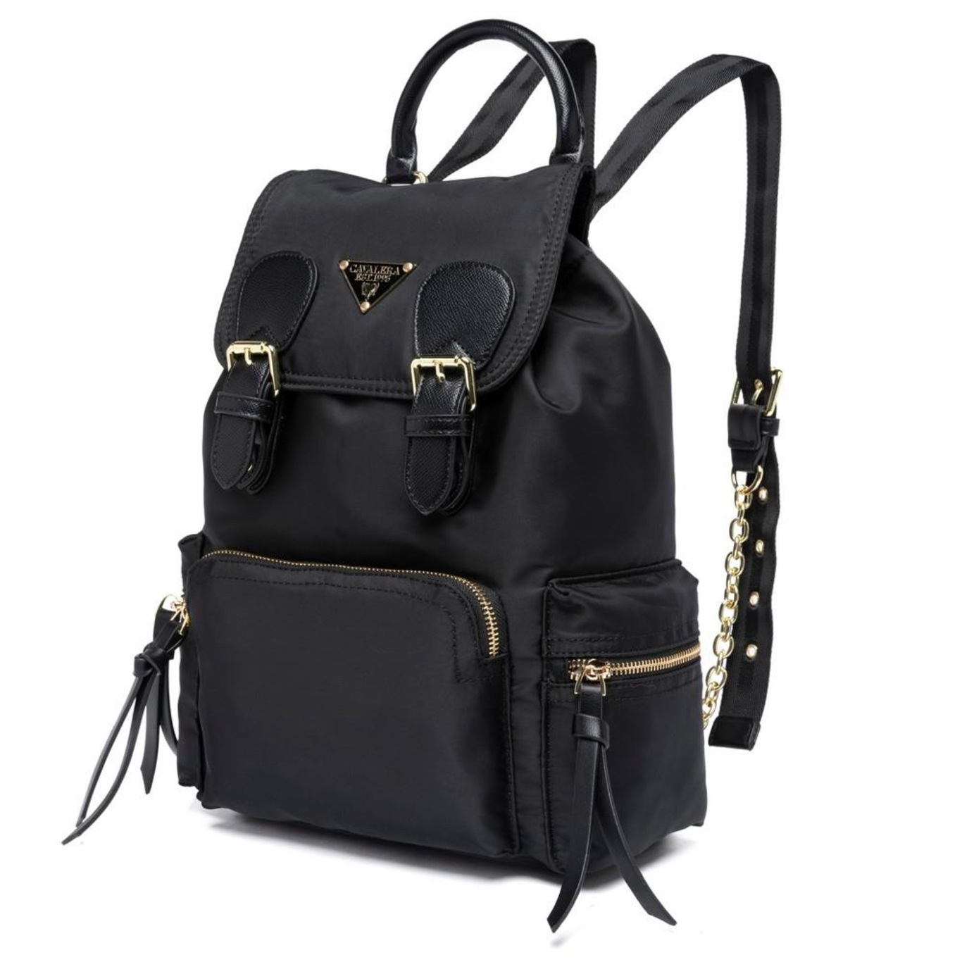 Bolsa Pequena Bag Cavalera Feminina Casual Cor Preto