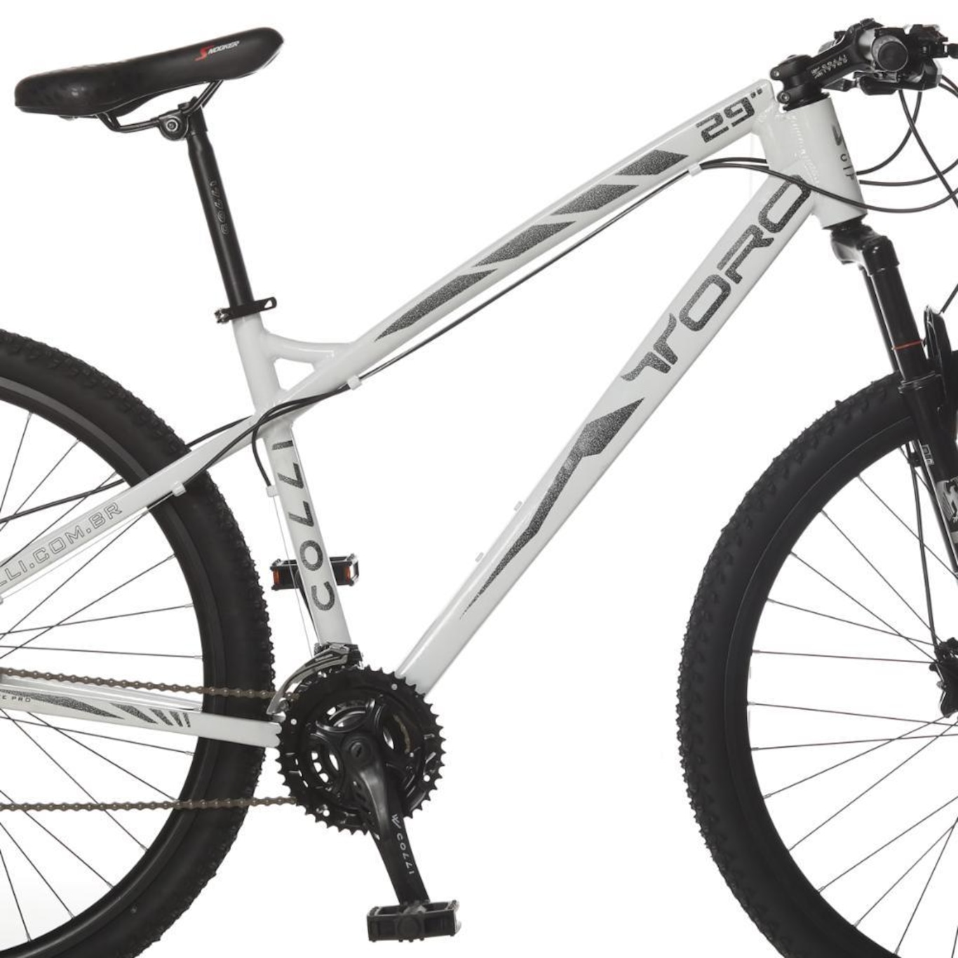 Bicicleta Colli Toro Alumínio Aro 29 MTB Susp. Dianteira Kit Freio á ...