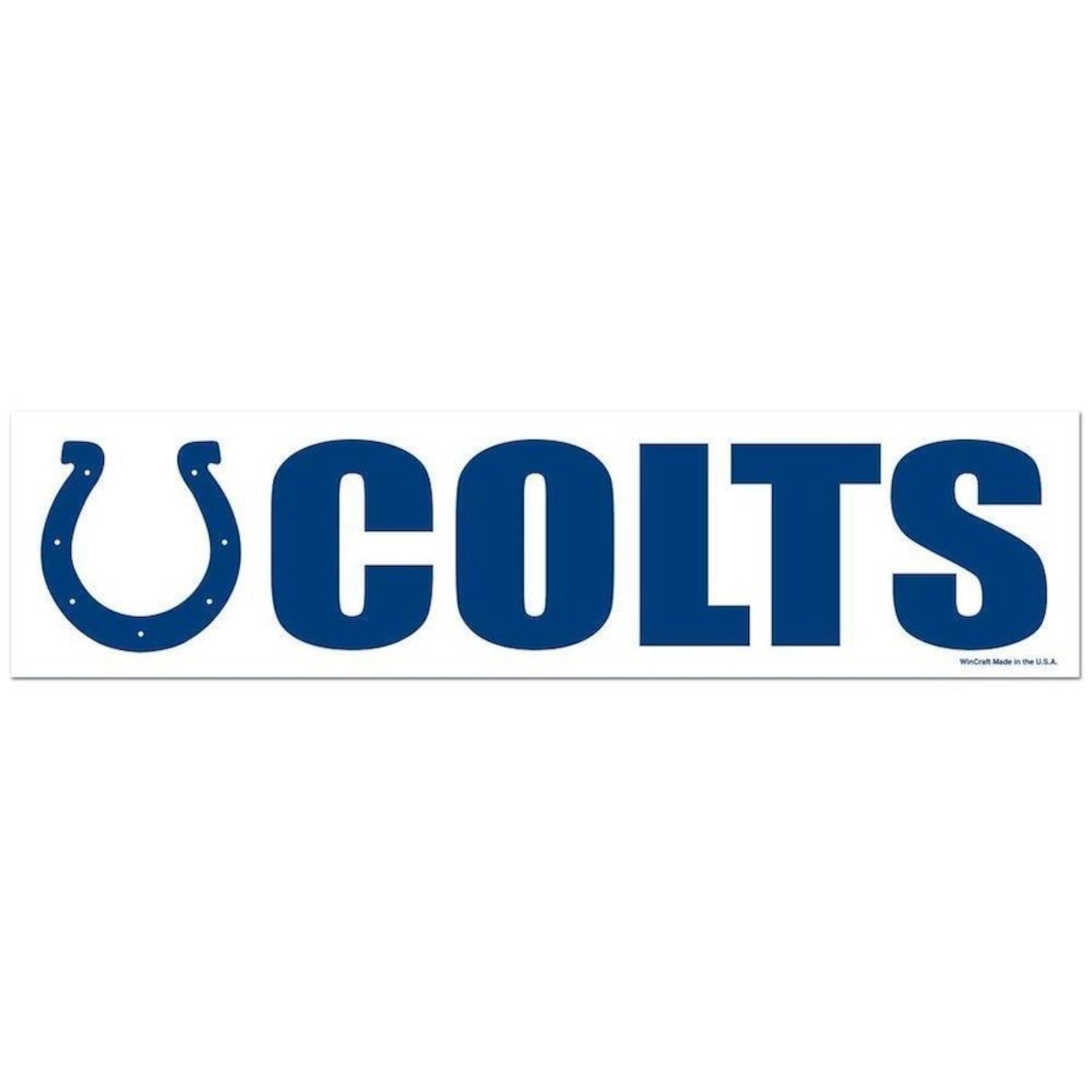 Adesivo Faixa Bumper Strip Indianapolis Colts - 30x7,5 - Foto 1