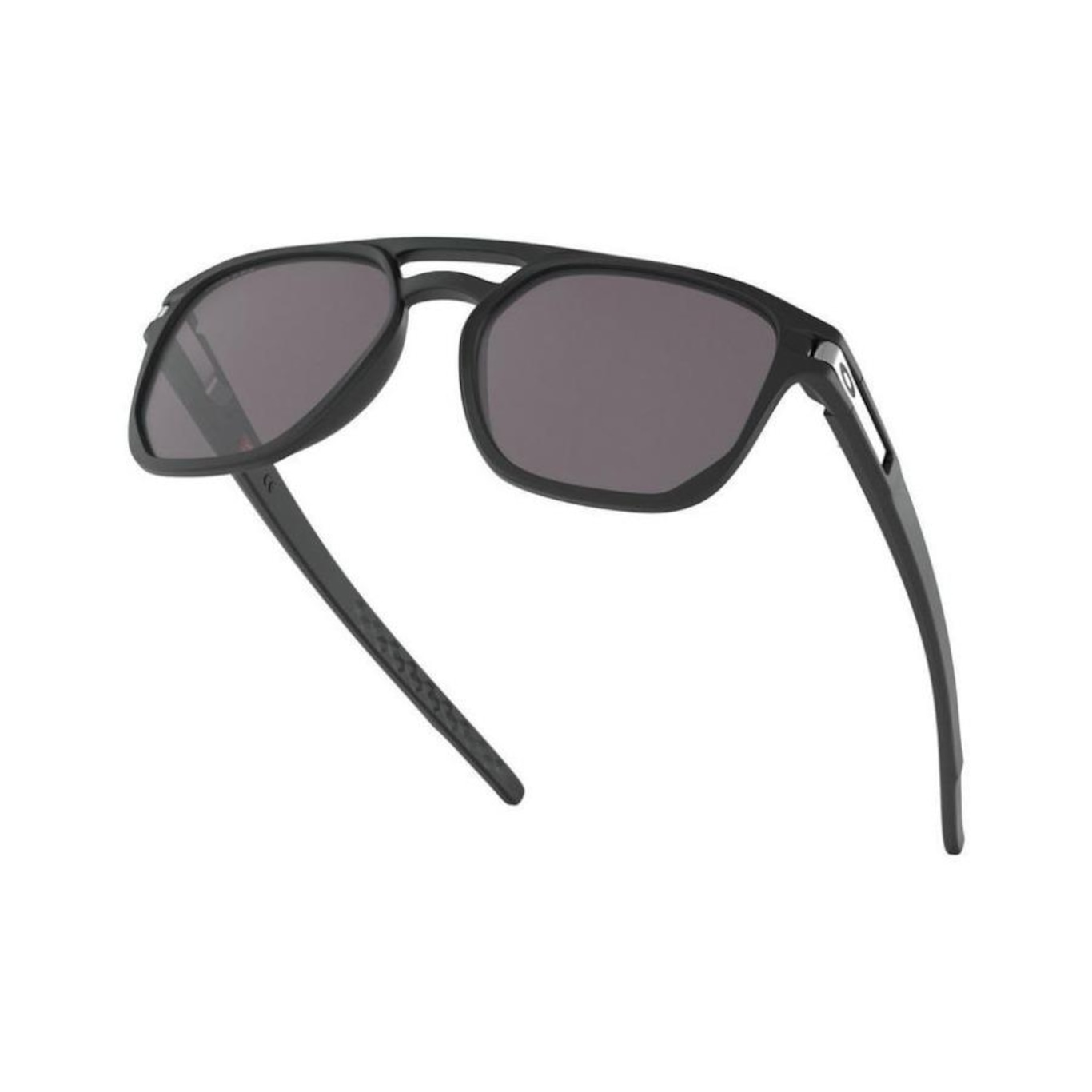 Óculos de Sol Oakley Latch Beta Matte Black Prizm Grey - Unissex - Foto 5