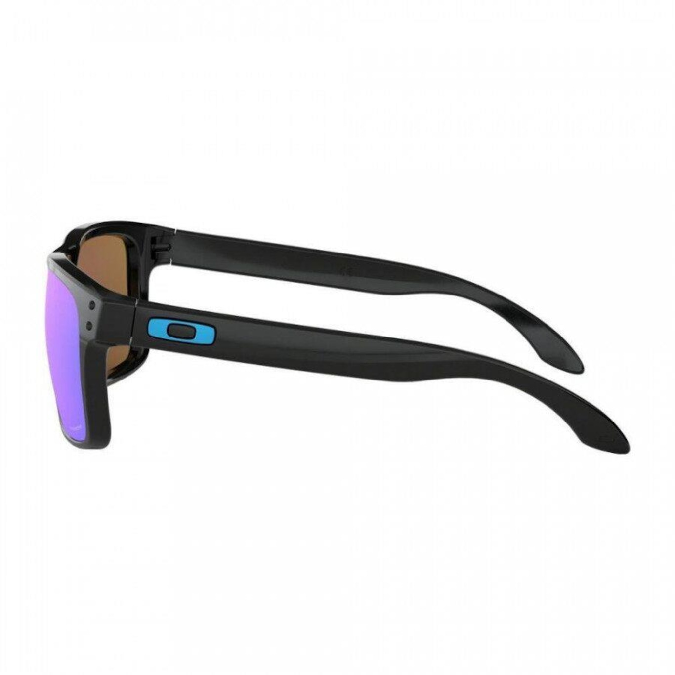 Óculos de Sol Oakley Holbrook Polished Black W Prizm Sapphire - Unissex - Foto 2