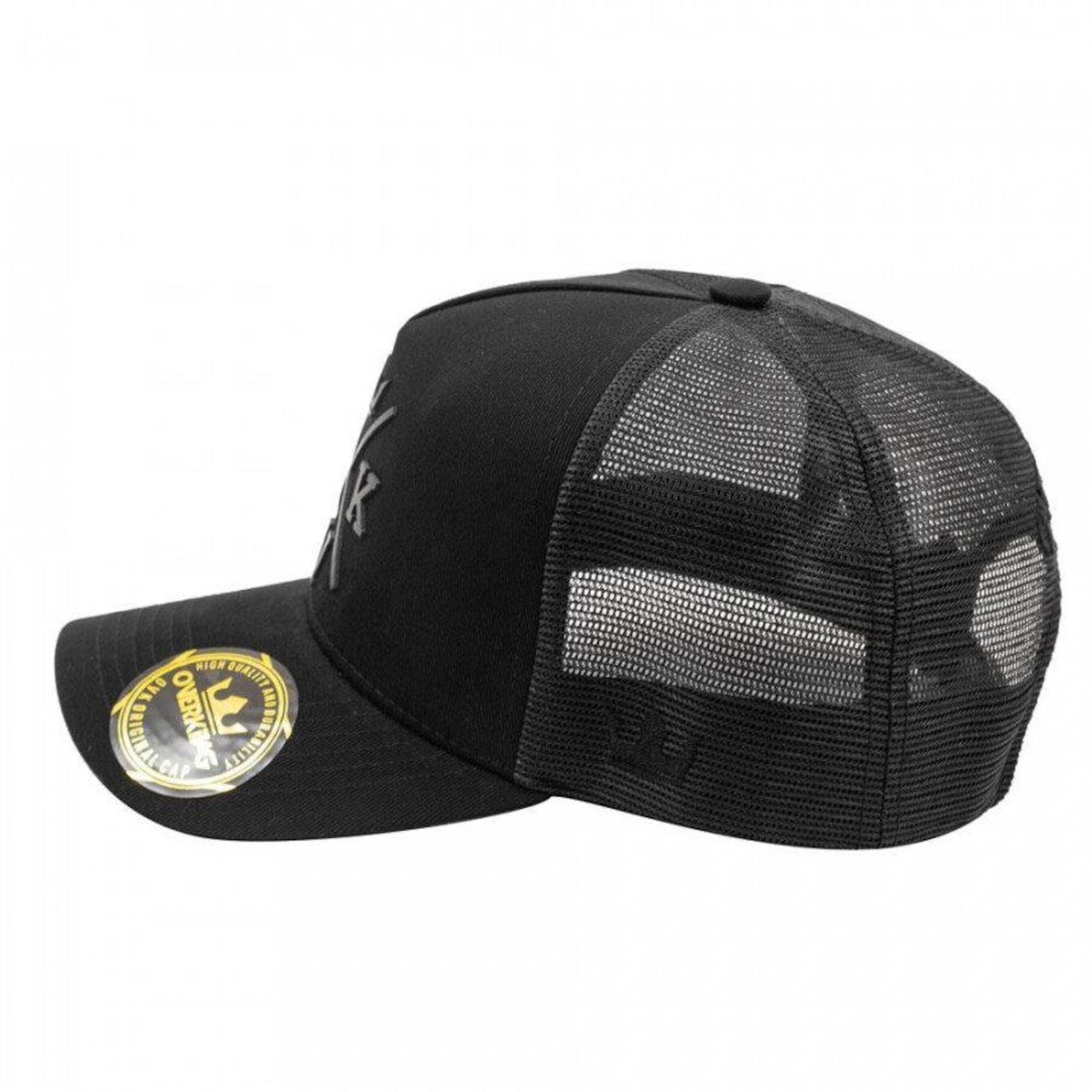 Boné Aba Curva Overking Trucker Hard Logo - Snapback - Adulto - Foto 3