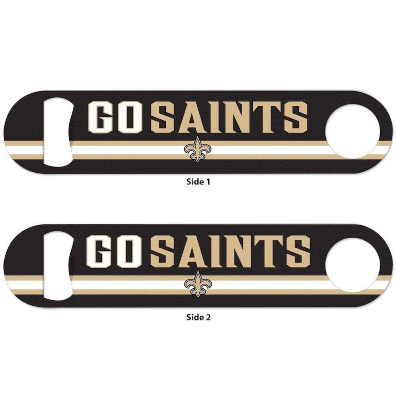 Abridor de Garrafas 2 Sided NFL New Orleans Saints - Foto 2