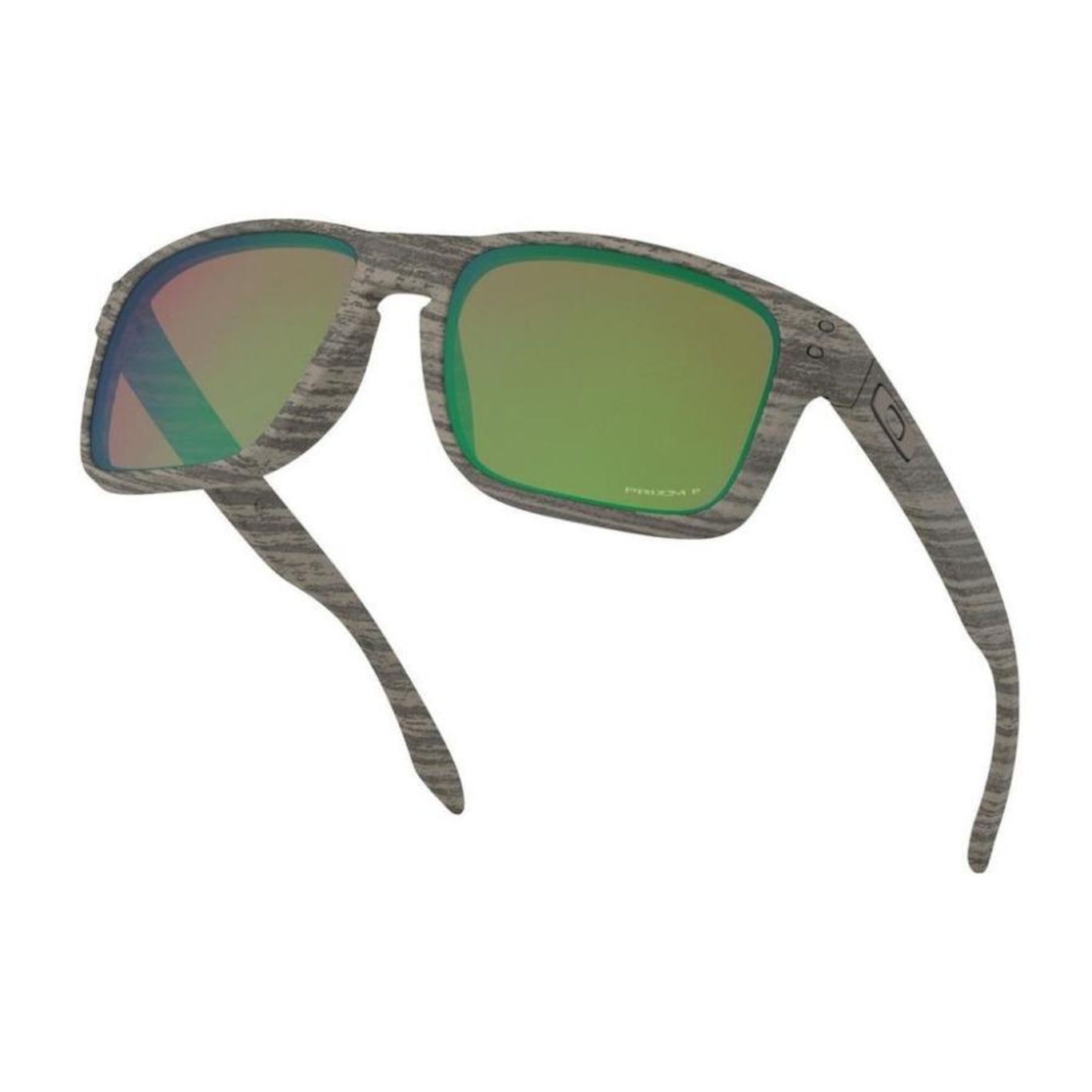 Óculos de Sol Oakley Holbrook Woodgrain W/ Prizm Shallow Water Polarized - Masculino - Foto 5