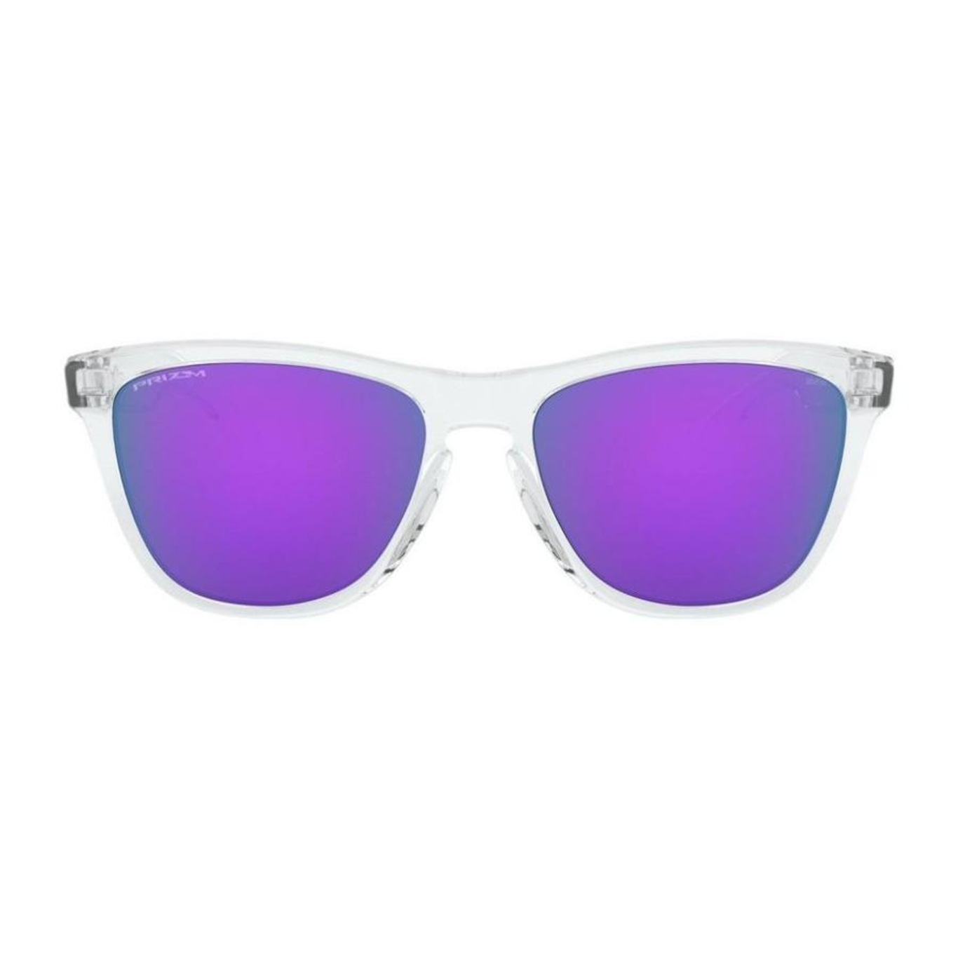 Óculos de Sol Oakley Frogskins Polished Clear W/ Prizm - Masculino - Foto 2