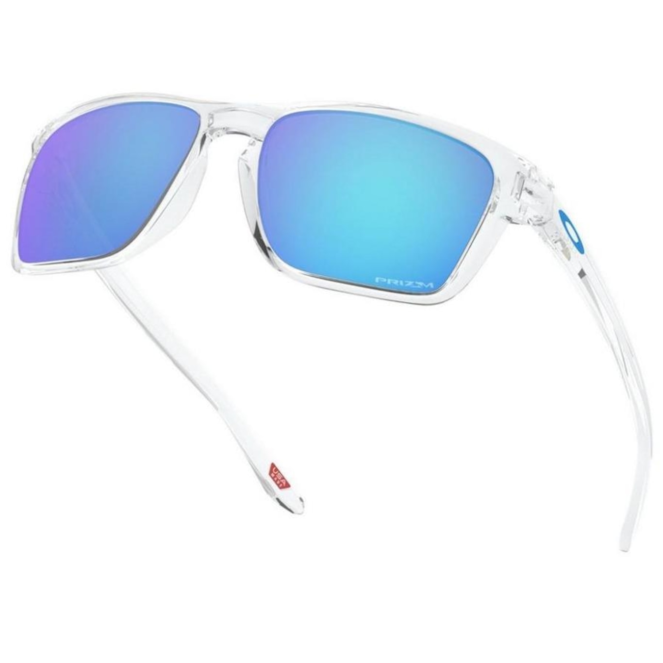 Óculos de Sol Oakley Sylas Polished Clear Prizm - Unissex - Foto 5