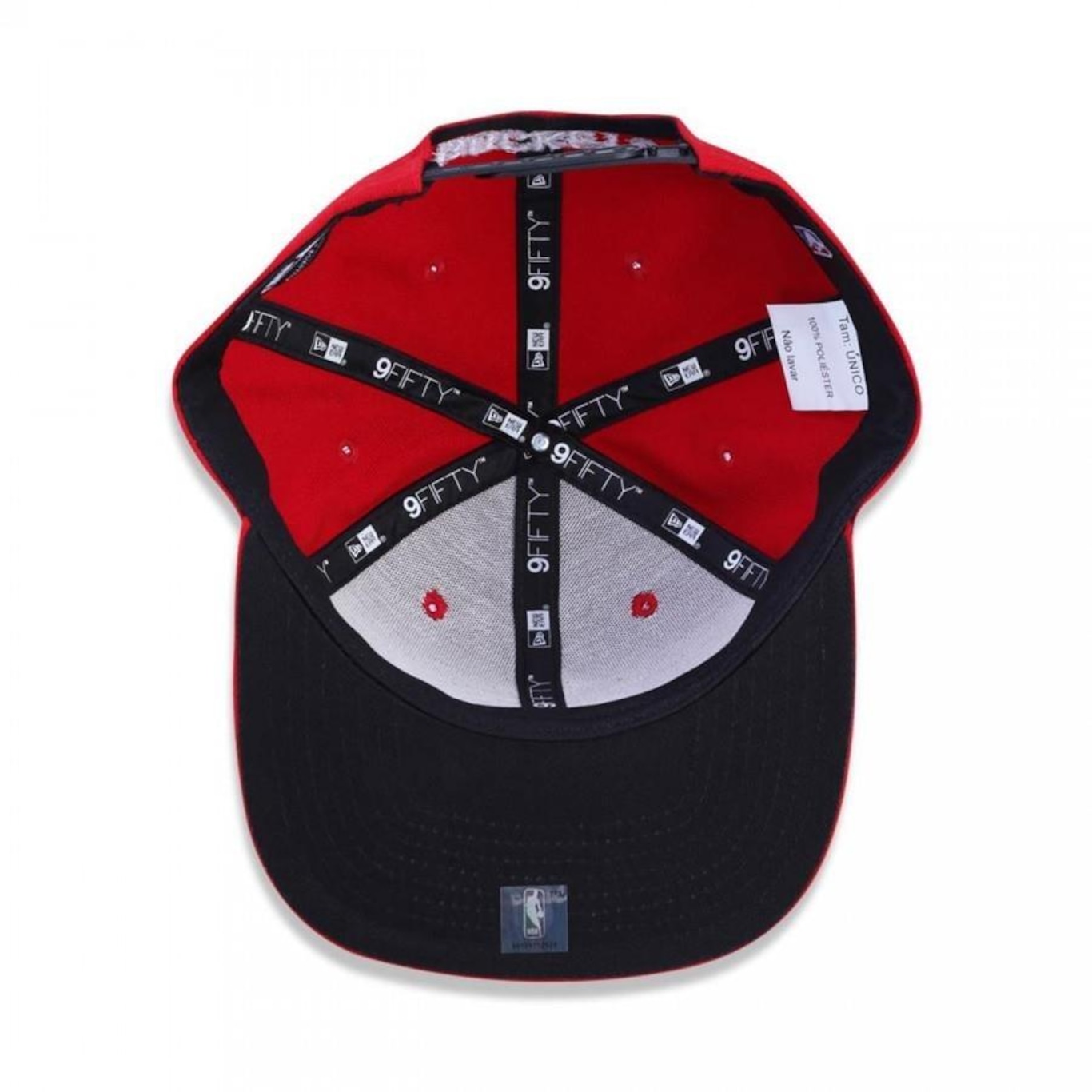 Boné Aba Reta New Era 950 Original Fit Houston Hockets NBA - 40970 - Snapback - Adulto - Foto 5